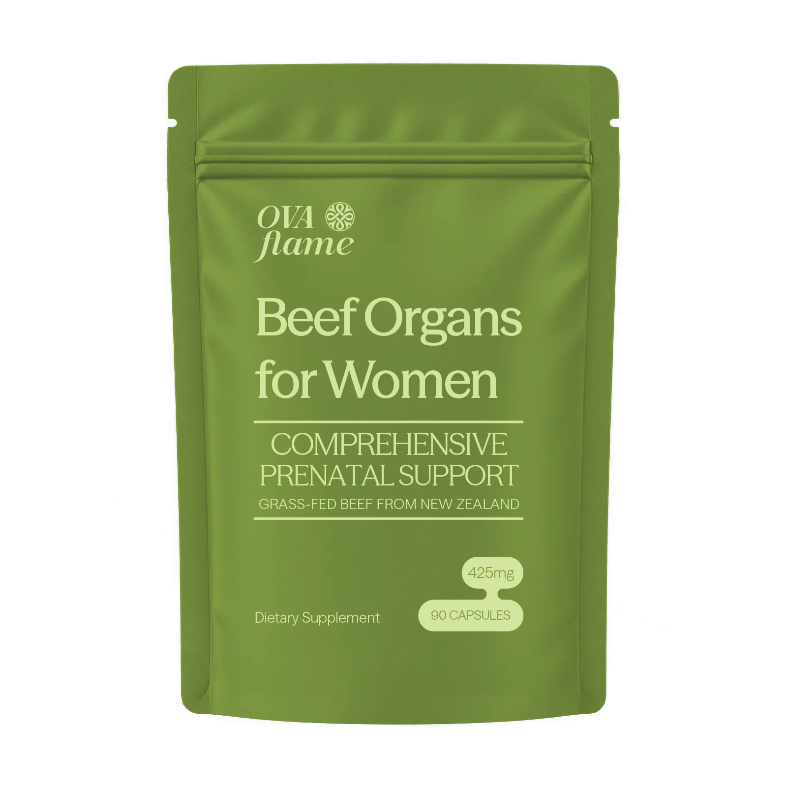 OVA flame Comprehensive Prenatal Support – single pouch, 90 capsules