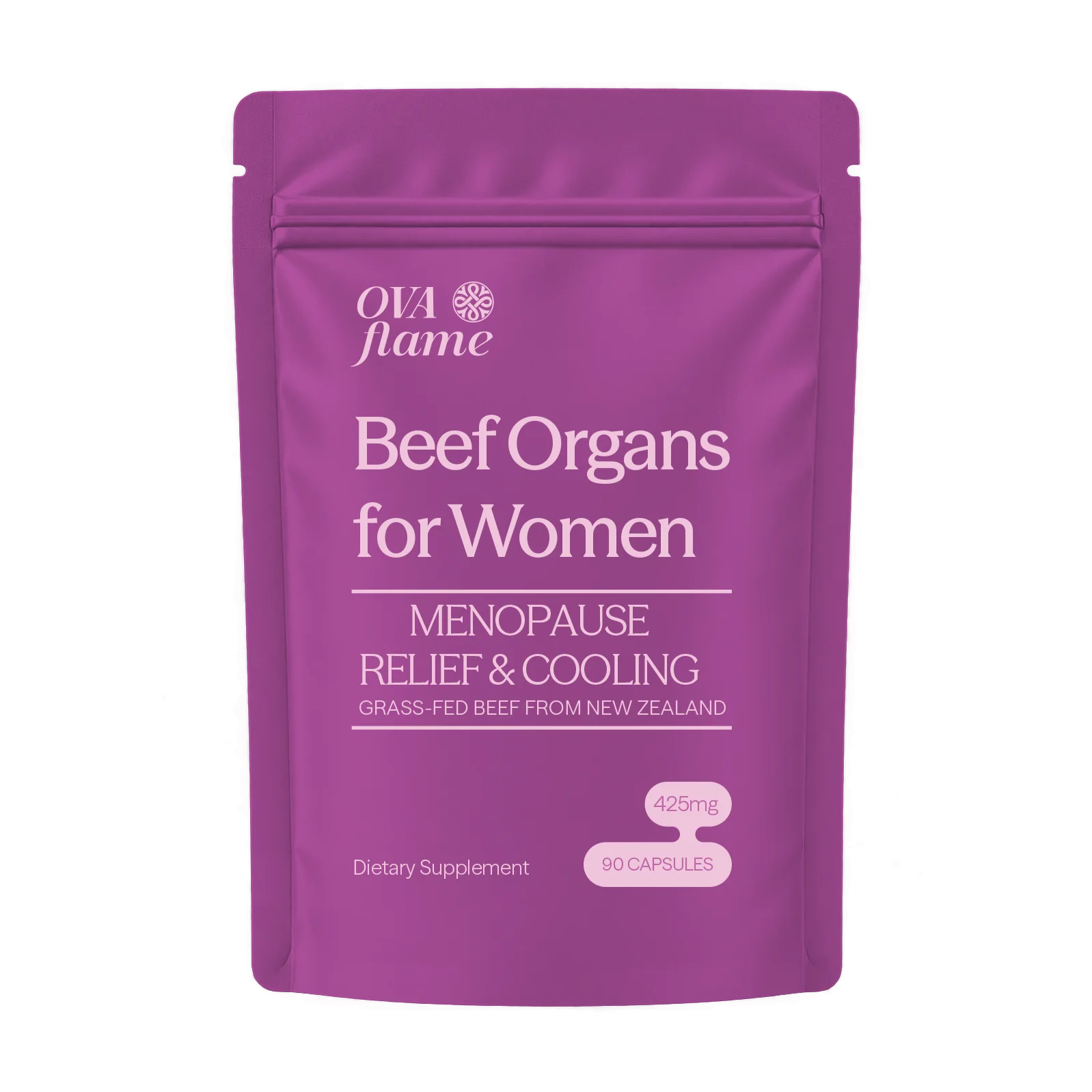 OVA flame Menopause Relief & Cooling – single pouch, 90 capsules